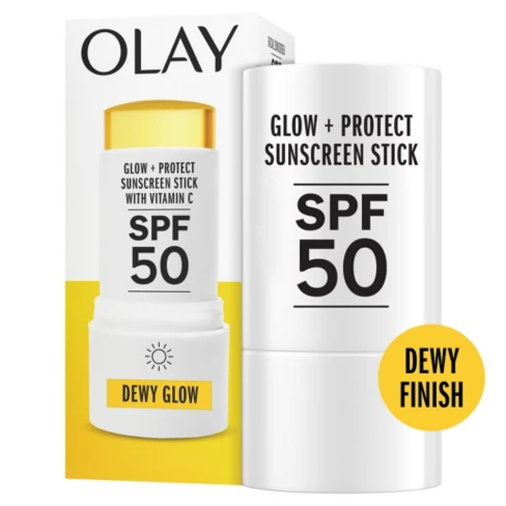 Olay Glow + Protect Sunscreen Stick SPF 50 Dewy Glow - 0.5oz